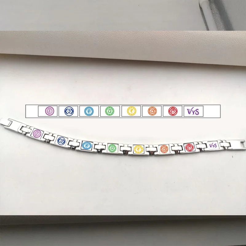 

stainless steel magnetolithoclastic silica gel energy bracelet