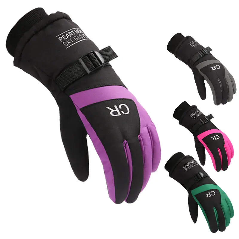 Зимние уличные перчатки с подогревом для сноуборда мужские и женские