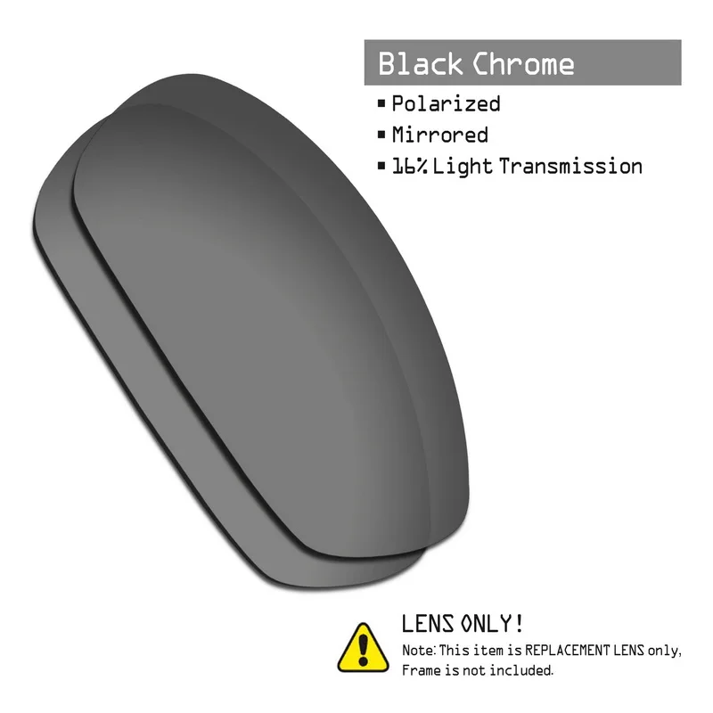 Black Chrome SmartVLT поляризованные Сменные линзы для солнцезащитных очков oxley Straight Jacket 2007-несколько вариантов - Цвет линз: Black Chrome