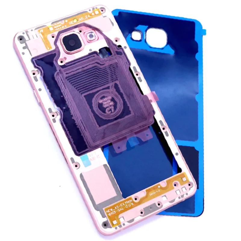 Задняя крышка из стекла для Samsung Galaxy A5 2016 запасной корпус задней панели батареи