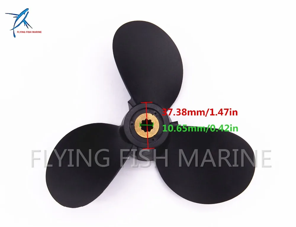 

7 1/2x8-BA Boat Engine Plastic Propeller for Yamaha 4HP 5HP 4A 5C F4A F6C F5A Outboard Motor 6E0-45941-01-00 7 1/2 x 8 -BA