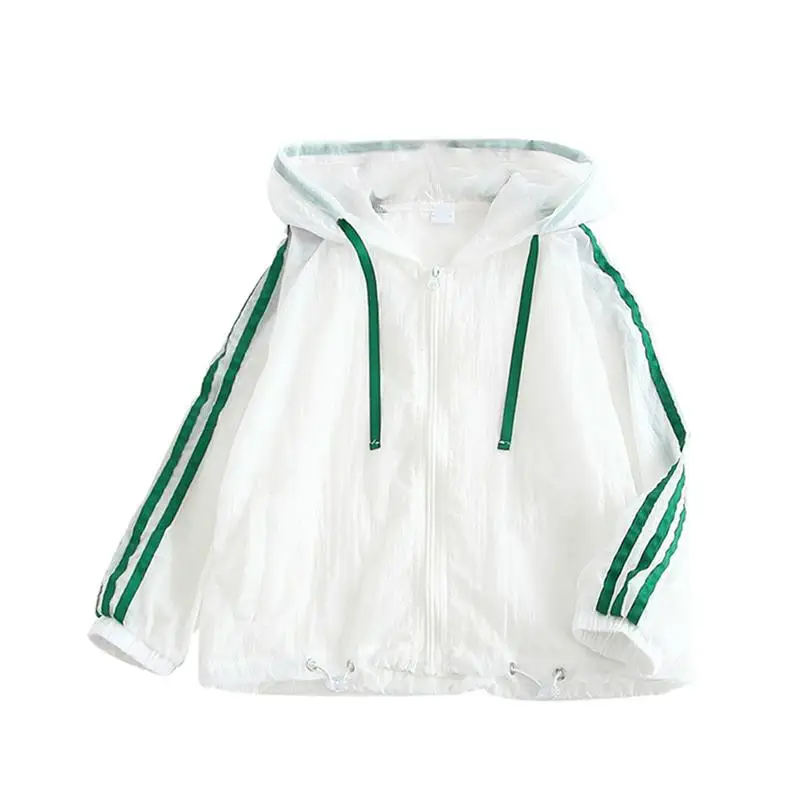 Пальто для малышей детская толстовка с защитой от солнца тонкая летняя одежда