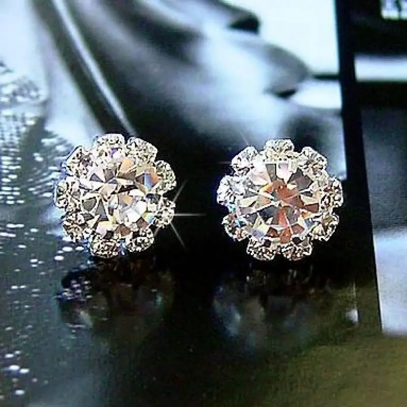 Pendientes mujer серьги для женщин Снежинка orecchini aretes Стразы ювелирные изделия