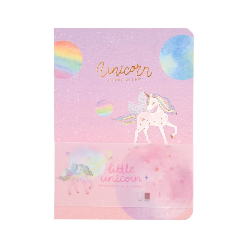 Kawaii dream Unicorn notebook 36K Пустой альбом для рисования дневник Рисование Живопись 80