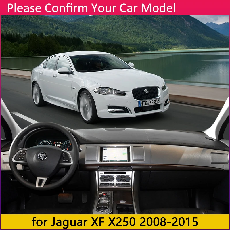 Противоскользящий коврик для Jaguar XF 2008-2015 X250 накладка на приборную панель