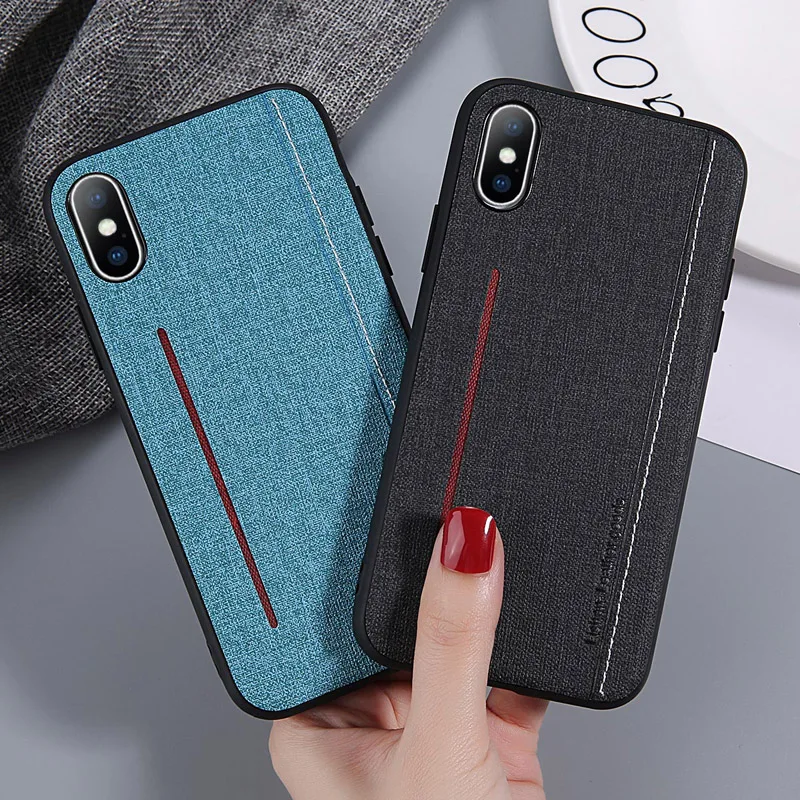 Магнитный адсорбционный чехол для телефона Moskado iPhone 11 Pro Max 6 7 8 6s Plus X XR XS из ткани с