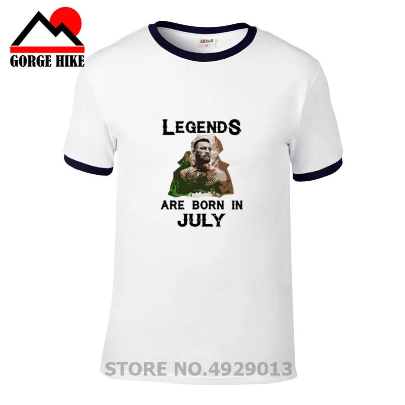 Крутая Повседневная футболка Legends are born in July для мужчин UFC Dad Bro подарок на день