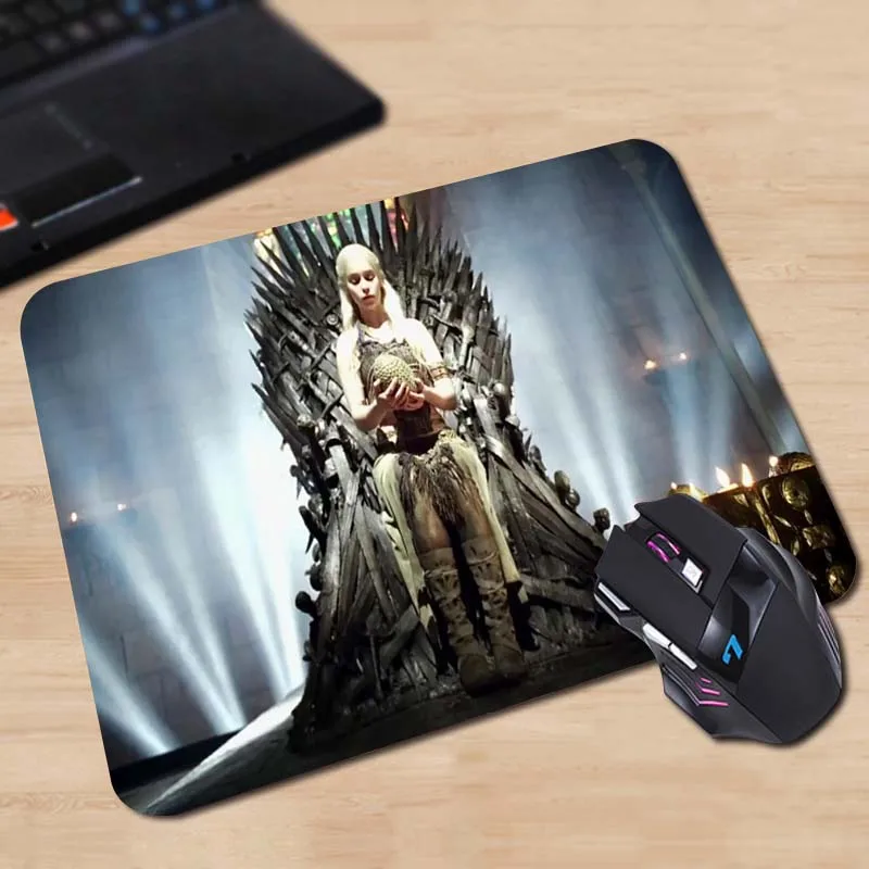 Babaite красочный художественный дизайн daeneris on the Iron Throne пользовательский контроль скорости игры Коврик для мыши 250x290x2 мм 180X220X2 мм - Цвет: 25x29cm