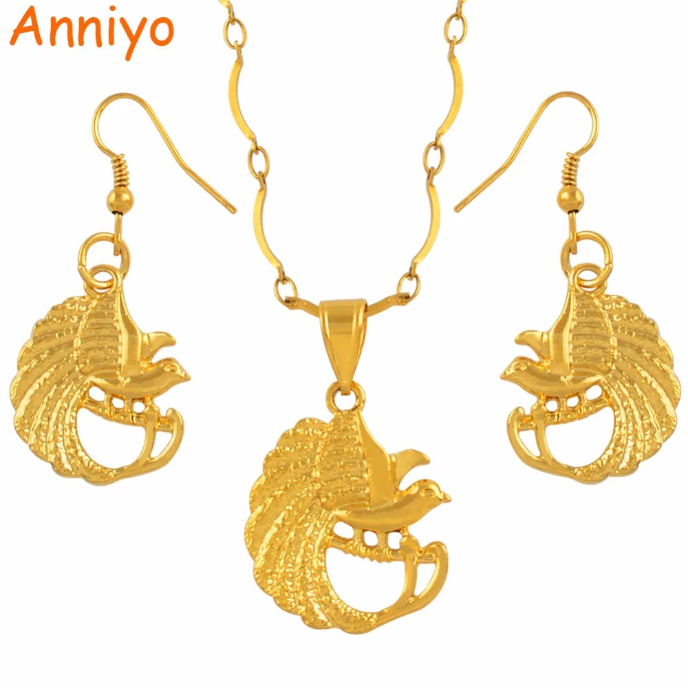Anniyo The Bird in Tree Pendant NecklacesEarrings for Women Girls Papua New Guinea Jewelry PNG Ethnic Gifts #123306 | Украшения и