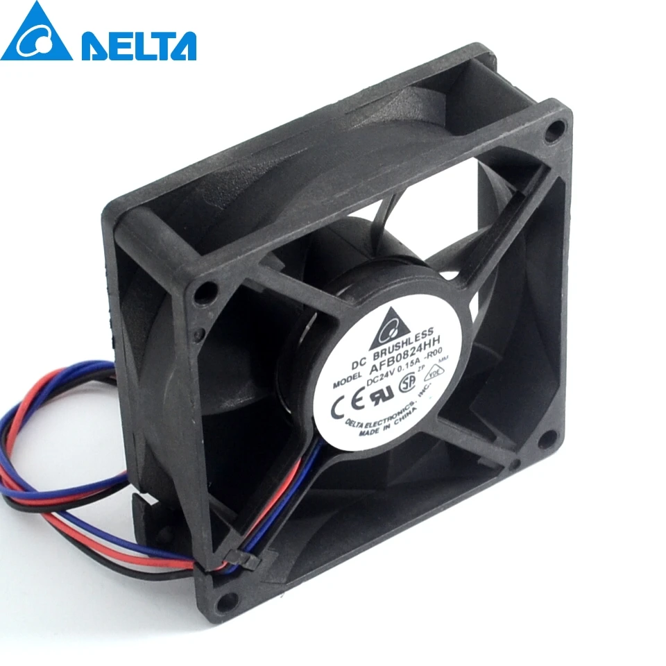 1 шт. Новый и оригинальный 80X80X25mm 24 v 0 15 A 8025 80mm 8cm AFB0824HH Инверторные Промышленные ПК