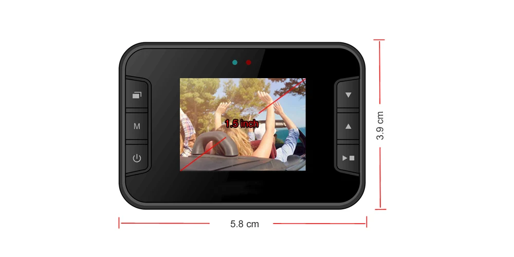 Conkim Мини Автомобильный видеорегистратор GPS WIFI Dashcam Full HD 1080P автомобильные камеры 1