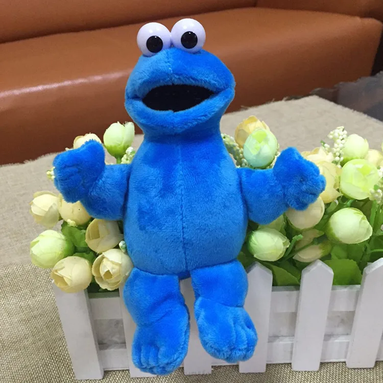 6 шт./компл. elmo Мягкие плюшевые куклы с печеньем игрушки подвеской брелок сумка
