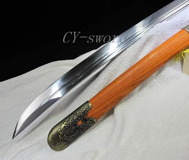 Ручная ковка Китайский Longquan blackwood Muifa Qing нож 1060 лезвие из углеродистой стали