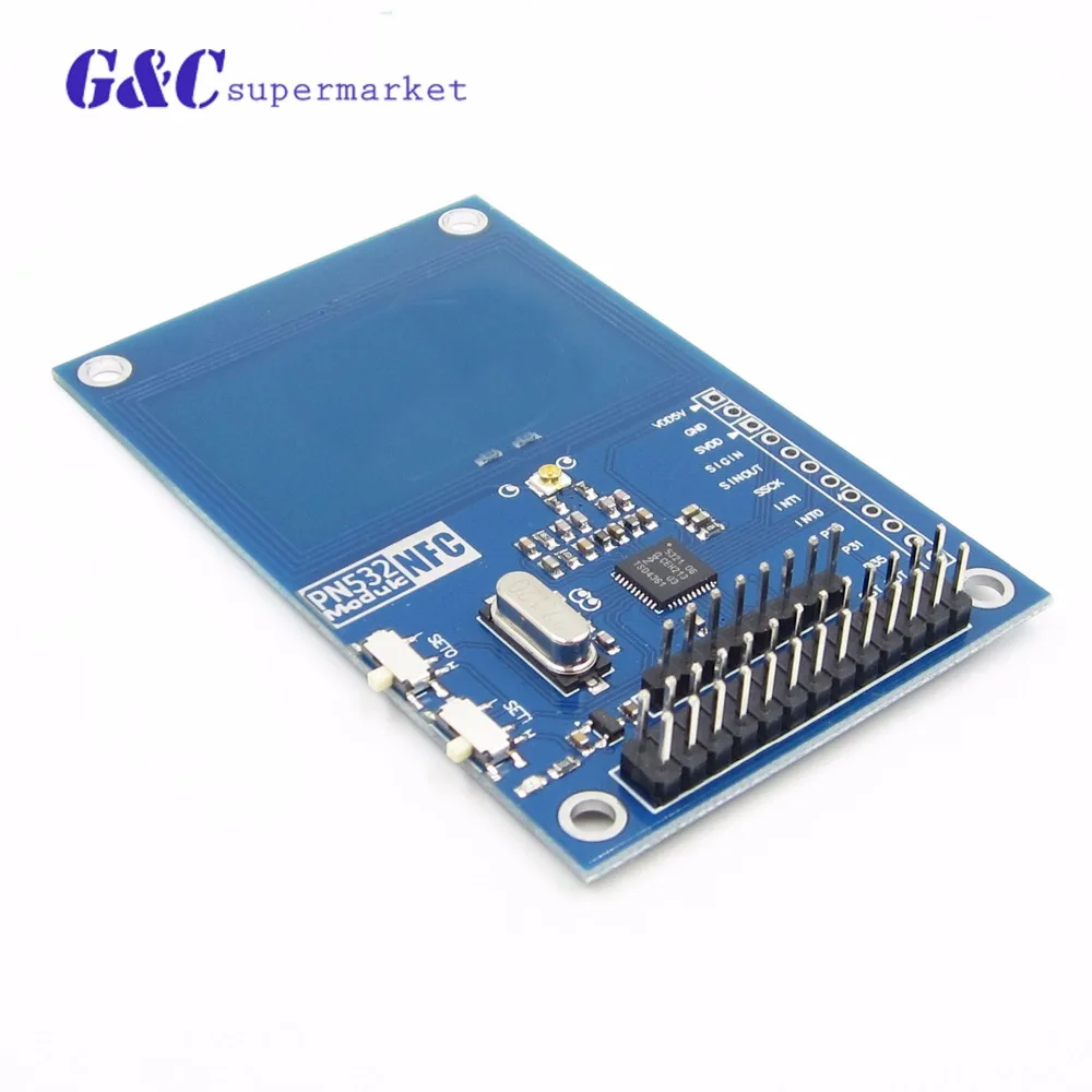 PN532 NFC точный RFID IC кардридер модуль 13 56 МГц для Raspberry PI | Электронные компоненты и