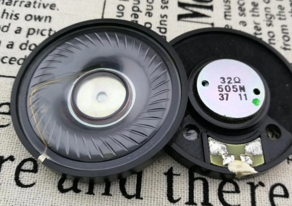Бас динамика 50 мм 32 Ом 2 шт.|50mm speaker unit|50mm speakerspeaker unit |