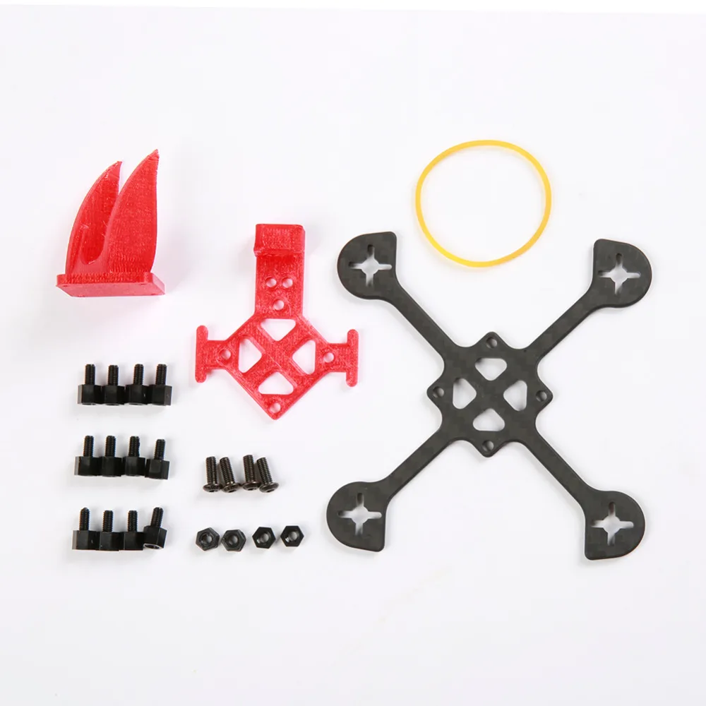 Carbon fiber 95mm 2 inch ture X mini Indoo frame with 3mm arm compatible 2540 tri-blade propeller/1106 1108 motor for FPV Racing | Игрушки и