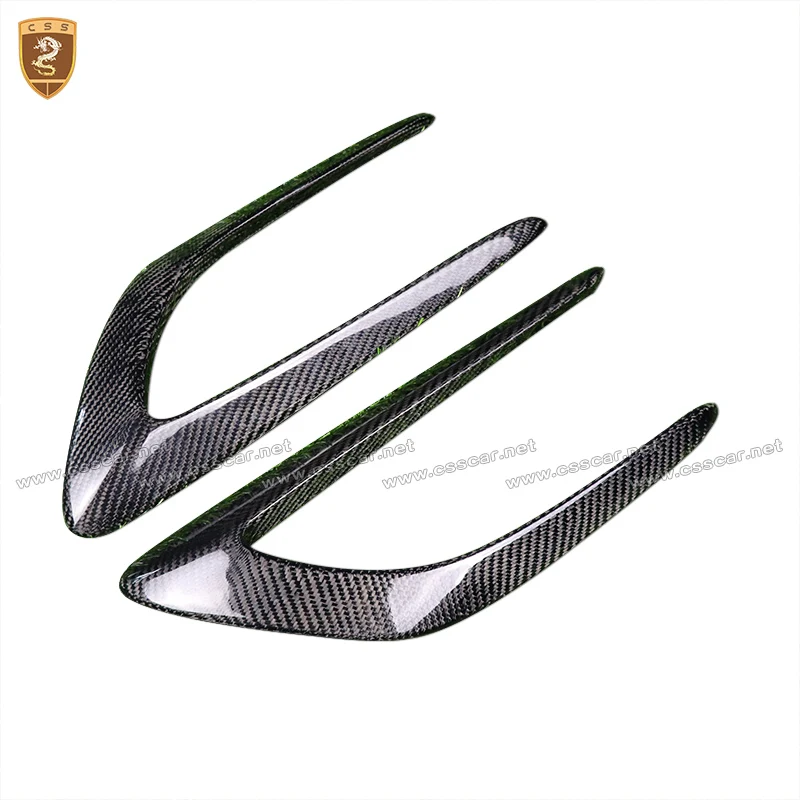 Для C63 углеродное волокно передний бампер разделитель для губ ребро воздушный