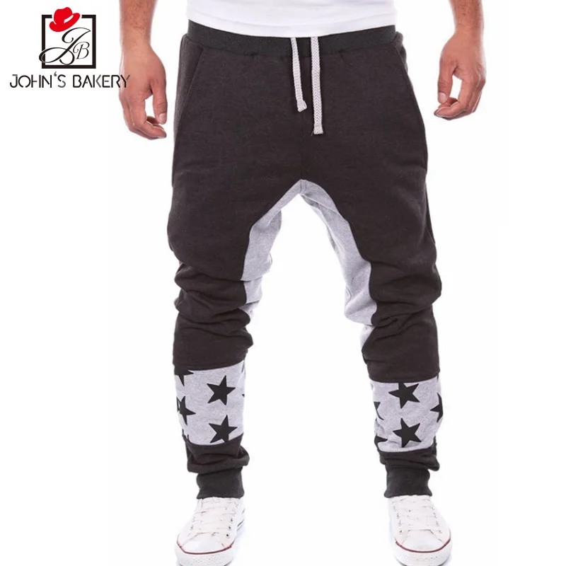 Хлебобулочные Новая коллекция 2017 бренд Повседневное джоггеры звезды печатает