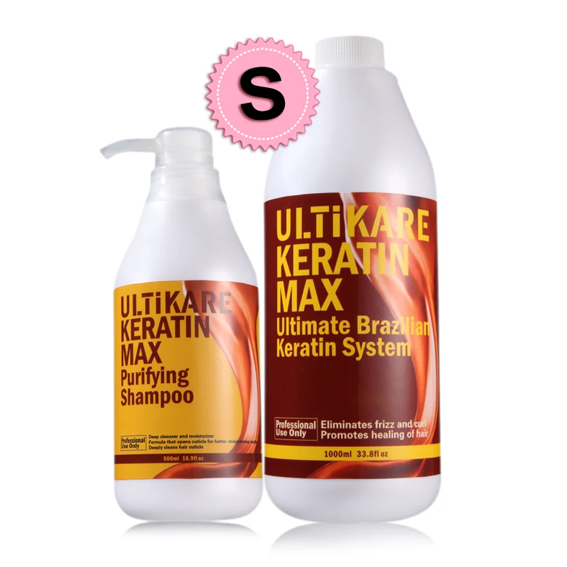 

repair and straighten damage hair product 8% formalin 1000ml chocolate keratin treatment and purifying shampoo set