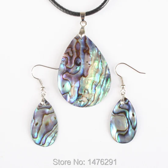 1 комплект ожерелье с подвесками и серьги|drop set|blue dropnecklace set blue |