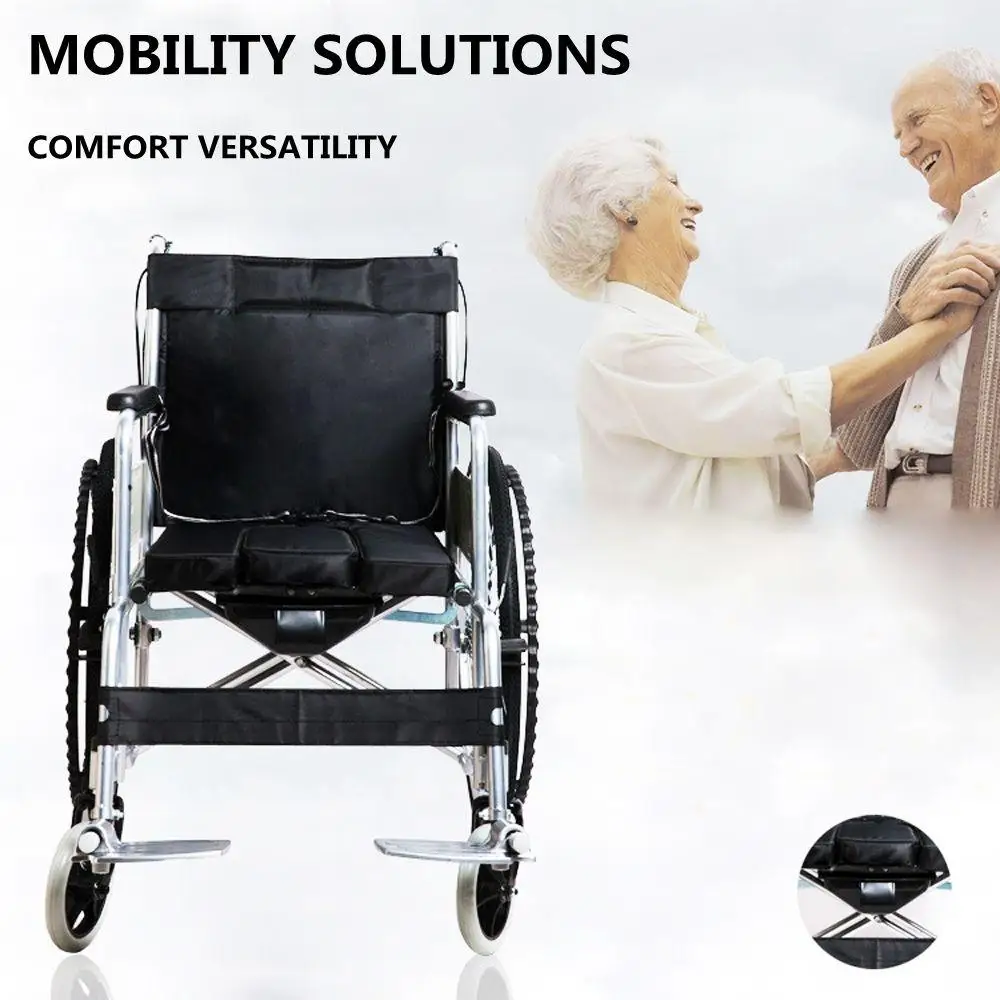 Новая ABS 24 &quotСкладная транспортная легкая инвалидная коляска подлокотники