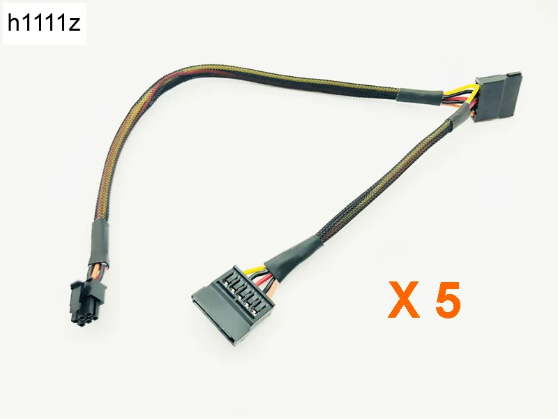 Кабель питания SATA для настольного компьютера DELL Vostro 3650 3653 3655 5 шт.|Компьютерные