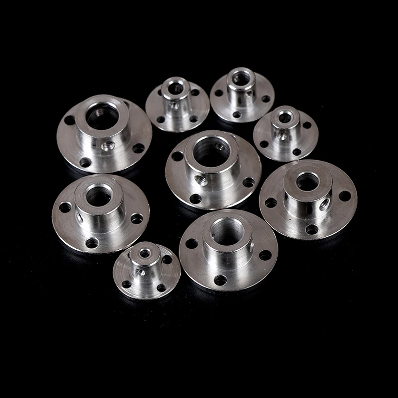 

New Metal Flange Shaft Coupling Rigid Flange Coupling Motor Guide Shaft Axis Bearing Fittings DIY Model Accessory High Hardness