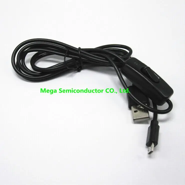 

5PCS Micro USB Charger with ON/OFF Switch USB Power Cable for Raspberry Pi
