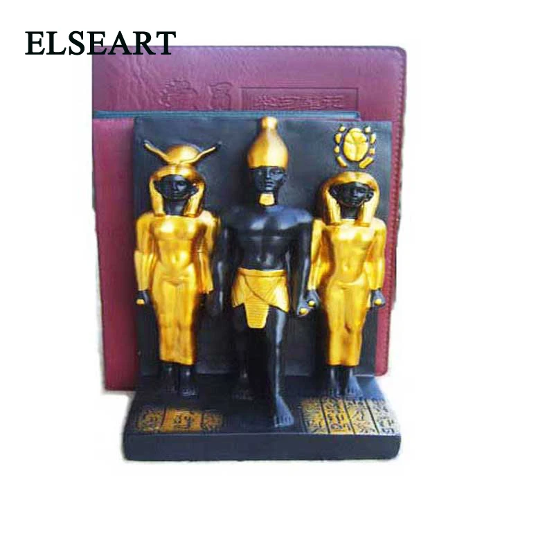 A pair of Ancient Egypt Vintage Resin Bookend Shelf Holder Office Supplies Home Decoration Book Stand | Дом и сад