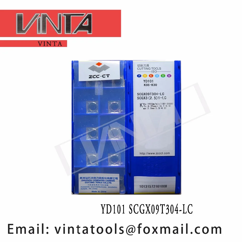 

10 шт./партия, карбидные вставки YD101 SCGX09T304-LC cnc