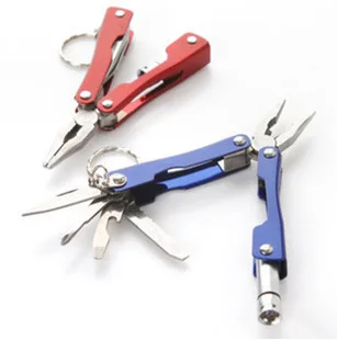 

Stainless Steel Multi Tool Pocket Multifunctional Tool for Travel Folding Multipurpose Plier Multitool with Led Light Sliver