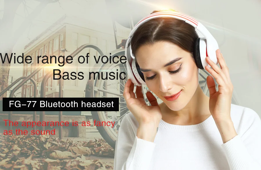 Bluetooth earphone 4.2 Wireless Card Folding Headset | Электроника