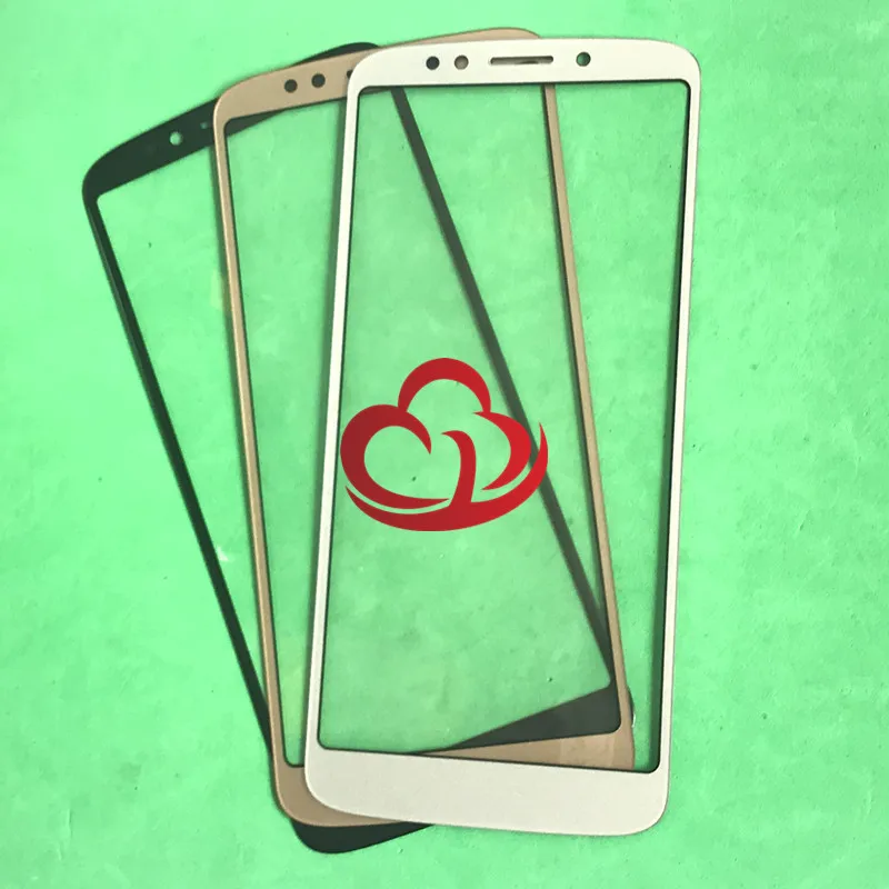 Замена ЖК переднего сенсорного экрана Стекло Внешний объектив для Motorola Moto G6 Play