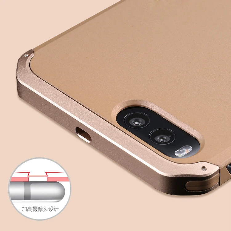 For Xiaomi Mi6 Mi 6 Case Aluminum Metal Frame Plastic Capa Fundas Back Cover Coque |