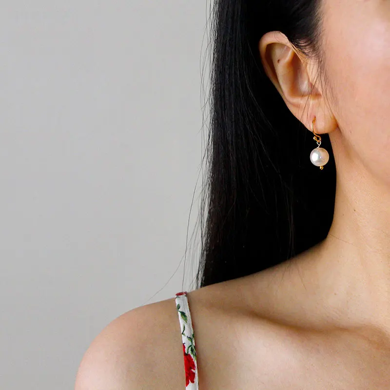 Серьги женские из серебра 925 пробы с жемчугом | Украшения и аксессуары