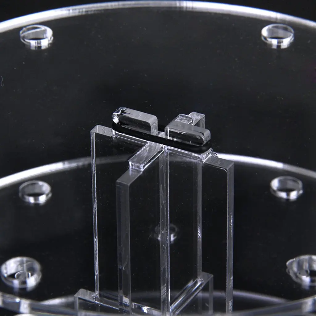 3 уровневый 18 отверстий акриловый леденец держатель дисплея стенд 4/6 мм