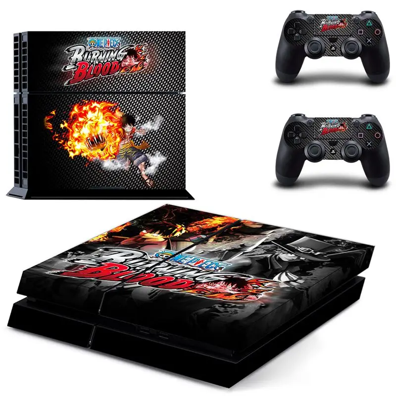 HOMEREALLY наклейка s аниме одна деталь виниловая Обложка Наклейка PS4 Кожа Наклейка для sony Play Station 4 консоль и контроллер кожи PS4