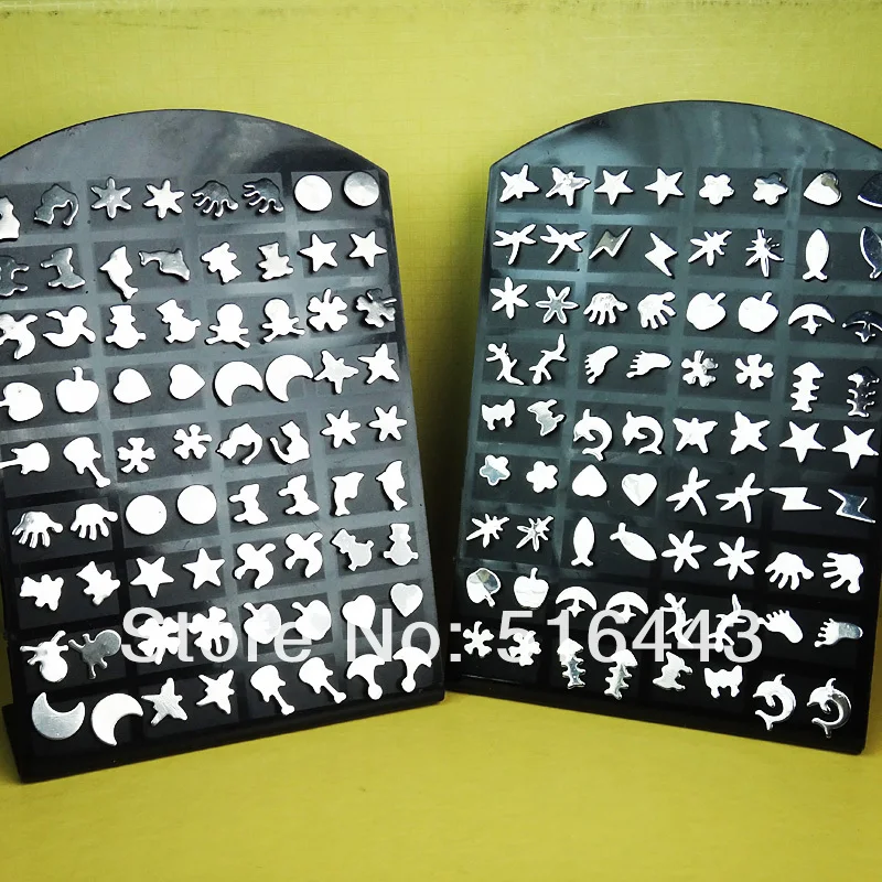 Женские и мужские серьги-Пусеты Из Нержавеющей Стали 144 шт. A-058 | Украшения