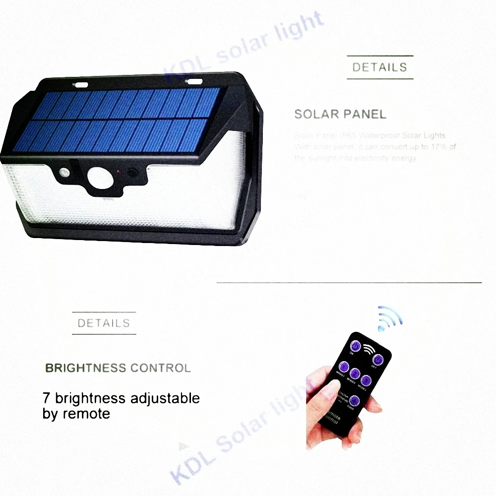 55 leds Solar light remote control radar 3 side lighting usb port Outdoor lamp Garden Yard Emergency landscape camps patio fence | Лампы и