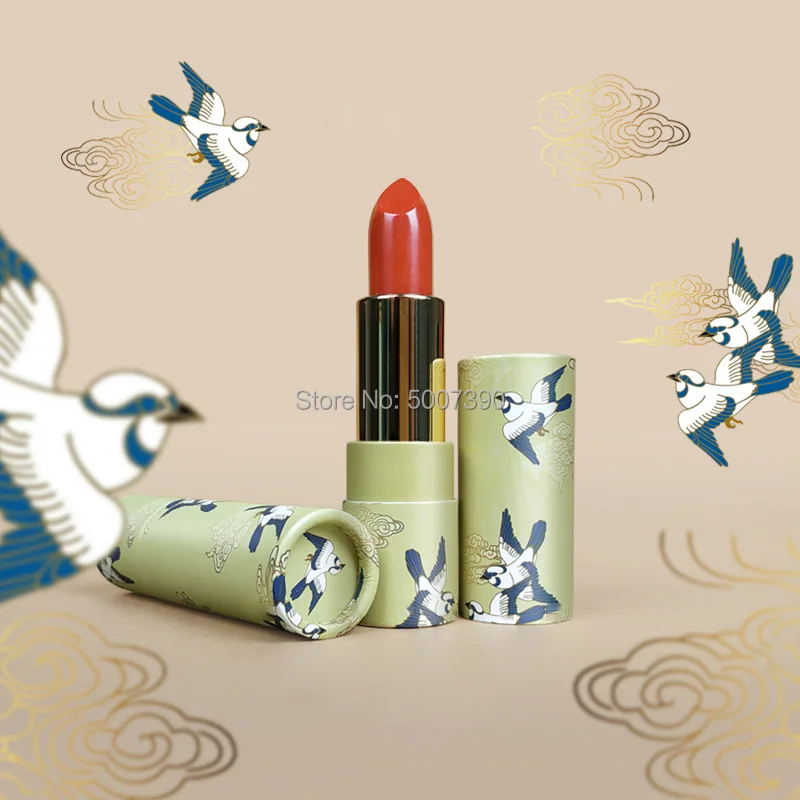 Пустой тюбик для помады из крафтовой бумаги 12 1 мм контейнер бальзама губ