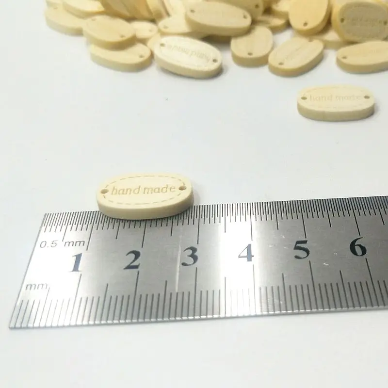 30 шт. 18 мм x 12 мм деревянные пуговицы ручной работы DIY принадлежности для шитья