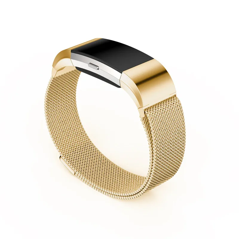 Металлический ремешок из нержавеющей стали для браслета Fitbit Charge 2 Миланская