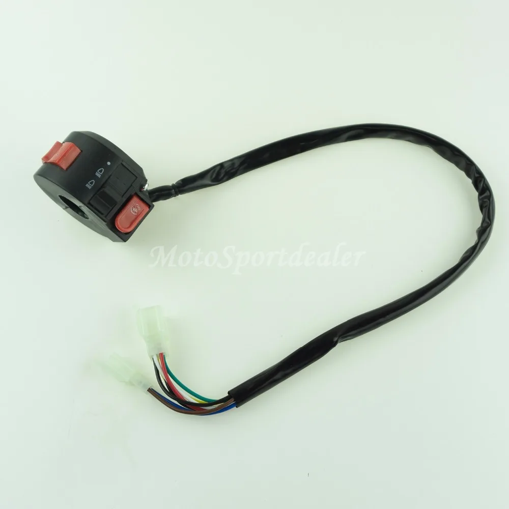 Полный Электрический жгут проводов CDI катушка зажигания Свеча 50cc 70cc 110cc 125cc