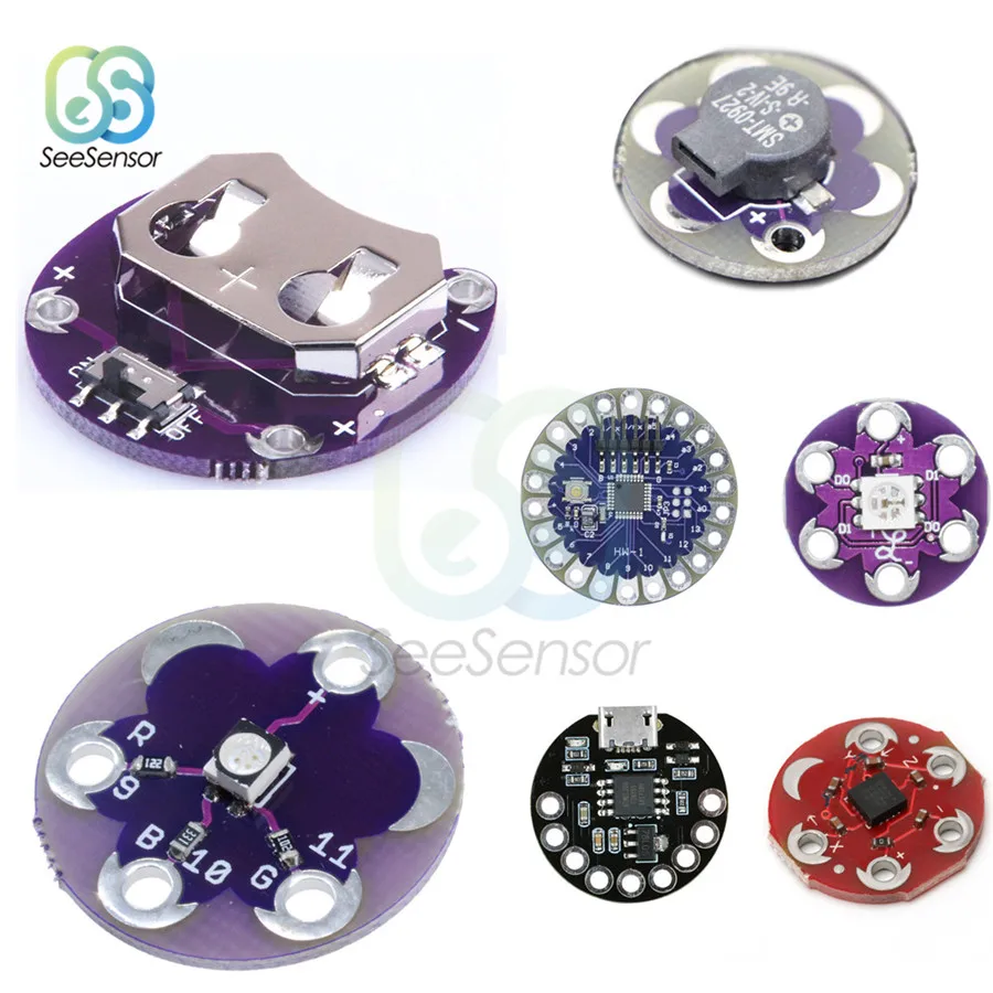 ATmega32U4 LilyPad для Arduino Наборы сделай сам Micro USB ATtiny85 LilyTiny материнская плата