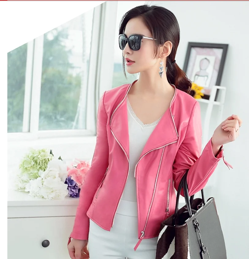 Весенне осенняя Женская куртка из натуральной кожи новый бренд 2020 натуральная