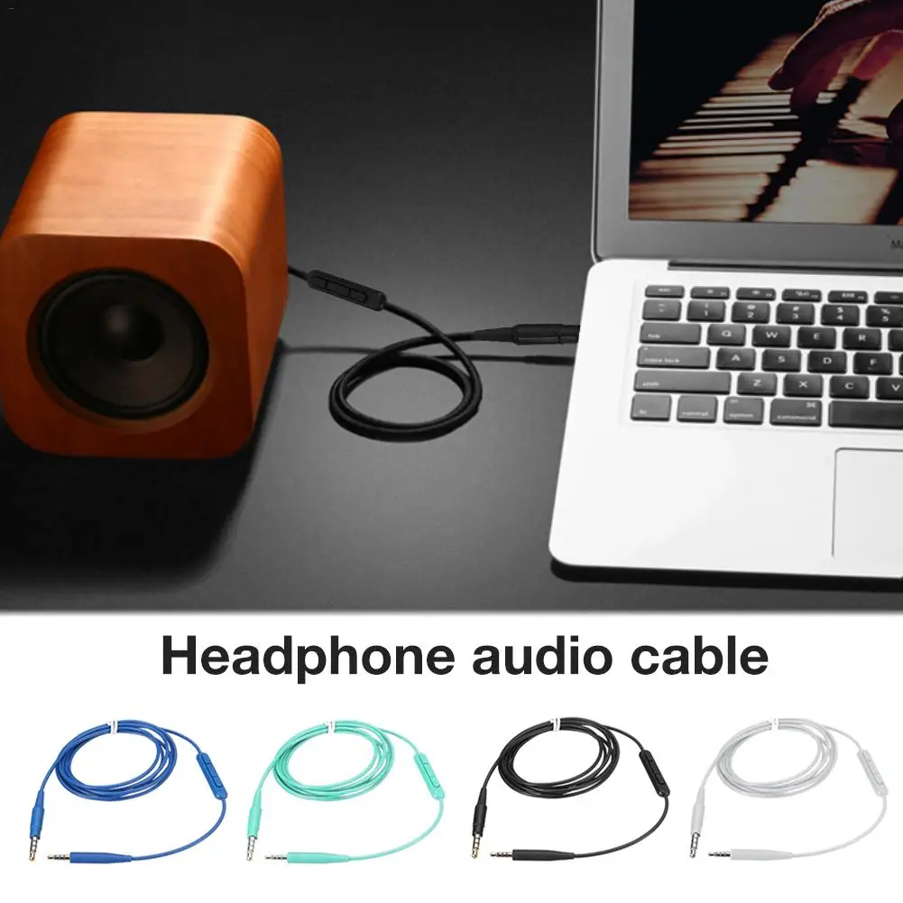 4 цвета микрофонный кабель для наушников аудио Bose Soundtrue Ear с микрофоном QC35 QC25 OE2