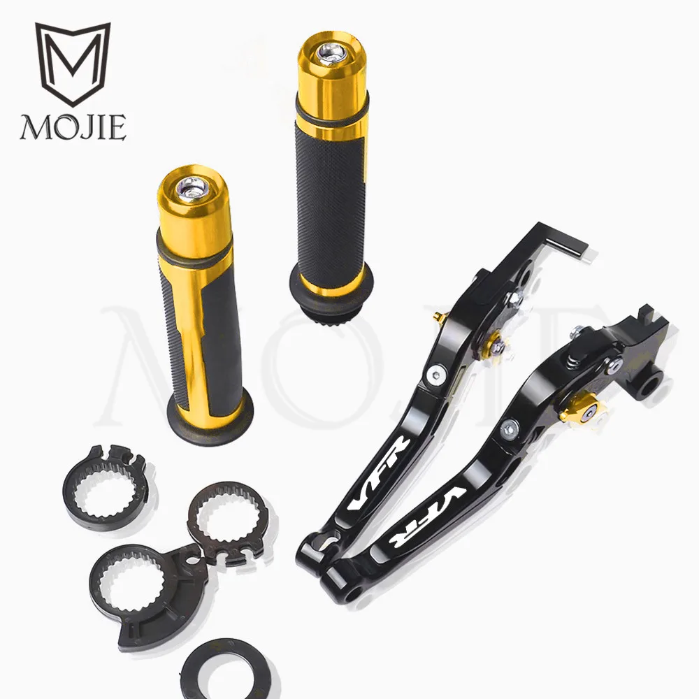 Black Gold Для Honda VFR800 Fi W1 VFR 800 1998-2001 1999 2000 МОТОЦИКЛ ЧПУ Регулируемая Складная расширение тормозной рычаг сцепления ручками - Цвет: Black Gold