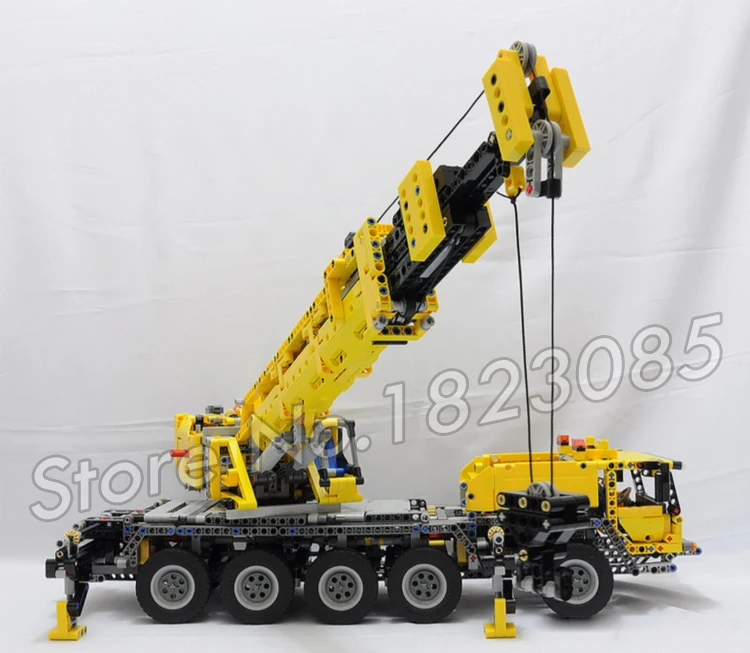 2606 шт 2в1 Technic мобильный кран MK II контейнерный накопитель 20004 фигурные строительные блоки игрушки машина совместима с Lago