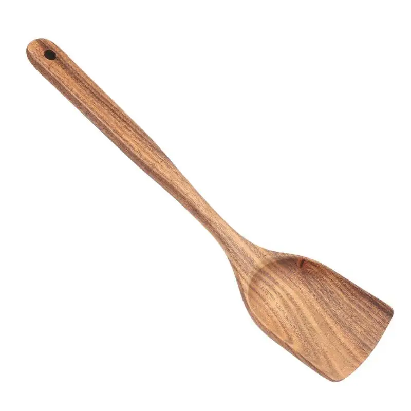 Pan Spatula Японская ложка из дерева с антипригарным покрытием, рисовый суп для смешивания, кухонная посуда, кухонные инструменты, ложки, кухонные принадлежности - Цвет: Pan Spatula