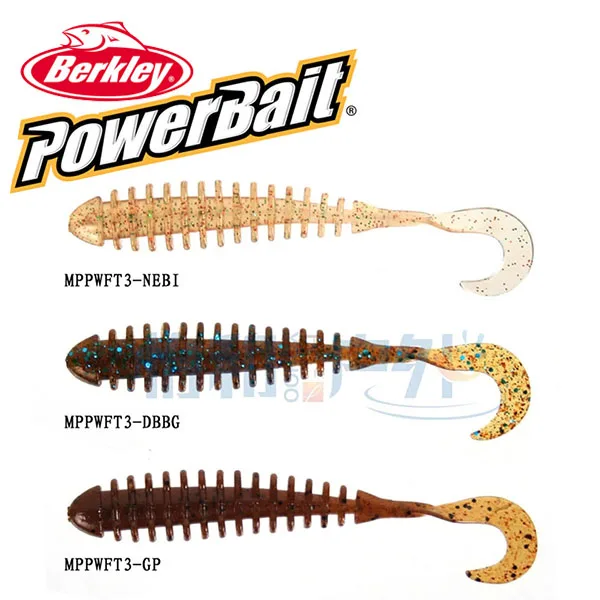 Berkley бренд Powerbait MPPWFT3 мягкая рыболовная приманка три цвета 8 шт./лот искусственная
